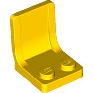 Lego židle (sedadlo, sedačka) 2x2, žlutá (407924)